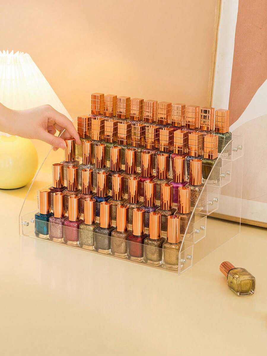 Kệ đựng mỹ phẩm 7 tầng bằng acrylic trong suốt, nhiều ngăn, dùng để trưng bày nước hoa, son môi, kem nền và sản phẩm chăm sóc da, sơn móng tay, trang sức, kệ bậc thang, thiết kế đứng độc lập, hoàn hảo cho bàn trang điểm trong ký túc xá và phòng ngủ. Phụ kiện phòng tắm, trang trí phòng tắm. - Nhiều màu - Xem 1
