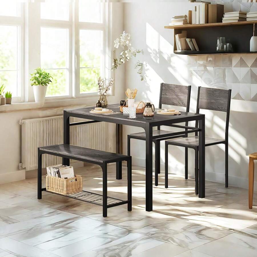 Dining Table & Chair Sets - Grey - View 1