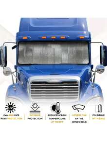 1PC Car Silver Foldable Sunshade For Summer Small Cars Car Windshield Sunshade Folding Barrier - one-size - View 16