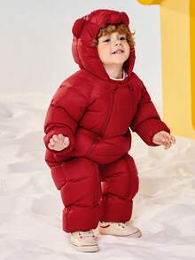 mini bala Baby Down Snowsuit Hand-Foot Cover Warm Waterproof Windproof Winter