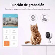 Easypie Selection GoodChoice 1个200万像素室内WiFi安防摄像头智能监控器，夜视，人形检测，IP摄像头，双向通话，视频监控 - A03 白色(無內存卡) - 查看 5