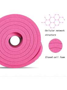 1 pieza Tapete de Yoga Antideslizante con Material ecológico NBR Agarre de alto rendimiento,navidad - Rosa - Ver 6