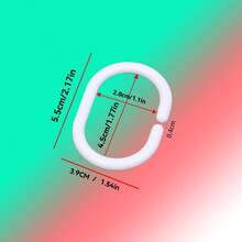 3D Illusion Cat Eye Shower Curtain, Transparent Aesthetic, Privacy Protection, Modern Design, Suitable For Homestay, Hotel Bathroom - Green - View 9