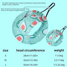 1pc Pet Bucket Hat - Ear Exposed Design To Prevent Falling Off, Adjustable, Pet Sun Hat, Avocado Hat, Bucket Hat, Dog Cap, Cat Cap, Pet Clothing Accessory, Pet Supplies
