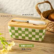 1pc, Ceramic Chocolate Melting Oven, Suitable For Cooking Chocolate, Butter, Cheese, Etc., Kitchen Gadget, Butter/Cheese/Chocolate/Caramel/Cooking Design Mini Hot Pot Baking DIY, Heater