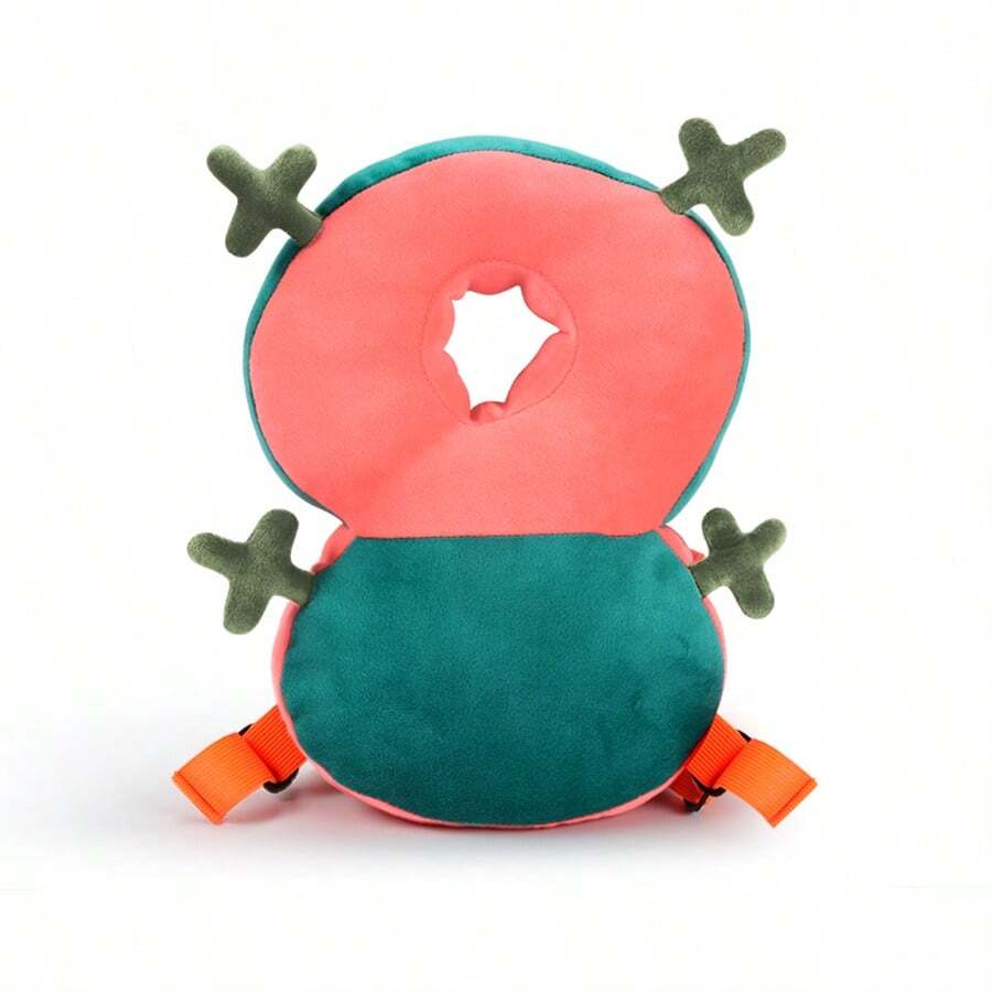 1 pieza Mochila protectora para bebés y niños pequeños, Almohadilla ajustable protectora para la cabeza, cojín de seguridad para gatear y caminar, Artículos esenciales para bebés que gatean, Juguetes para bebés, Regalos para bebés - lindo reno - Ver 1