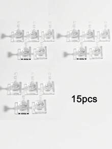 独立式非磁性亚克力美甲练习架（不含底座），透明假指甲片美甲练习工具，高级展示架，包含美甲黏土，适用于猫眼美甲练习和展示，是美甲沙龙初学者DIY用品的理想之选。 - 彩色 - 查看 15