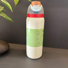 32oz Stainless Steel Insulated Water Bottle - Leak-Proof Sports Water Bottle With Dual-Function Spout Lid, Flip-Top Straw And Wide Mouth Design - Keeps Drinks Hot/Cold For 24 Hours - Great For Fitness, Travel And Everyday Use - Multicolor - View 7