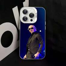 Funda para Singer Pitbull compatible con 17 14 Pro 12 Max 15 Plus 11 13 16, cubierta de color láser IMD plateada electrochapada - Z7 - Ver 5