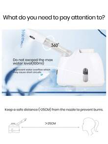 KSKIN Home Use Portable Face Steamer Beauty Face Sprayer Spa Steamer Nano Facial Steamer