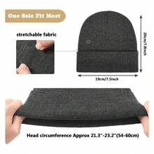 ZOORON Beanie For Women Men Ski Watch Cap Cuffed Plain Skull Knit Hat Soft Fisherman Winter Hat - Multicolor 62 - View 4