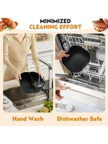 Reusable Non-Stick Air Fryer Liner,Household High Temperature Resistant Silicone Steam Pan Pan Mat Baking Cake Special Mold,Microwave Oven Baking Pan. Kitchen Accessories,Holiday Party Potluck Kitchen Christmas Supplies,1/2PCS Square Silicone Air Fryer Basket Baking Pan - Multicolor - View 3