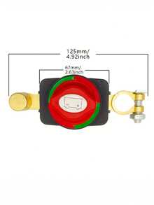 12-48V Battery Disconnect Switch, Main Isolator For Automotive, Vehicle And Marine Use - Multicolor - View 4