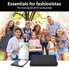 3 Way Mirror360 Trifold Mirror With Height Adjustable Telescoping Hooks And 5X Magnification Mirror For Makeup Hair Styling Black - As Pic - View 6