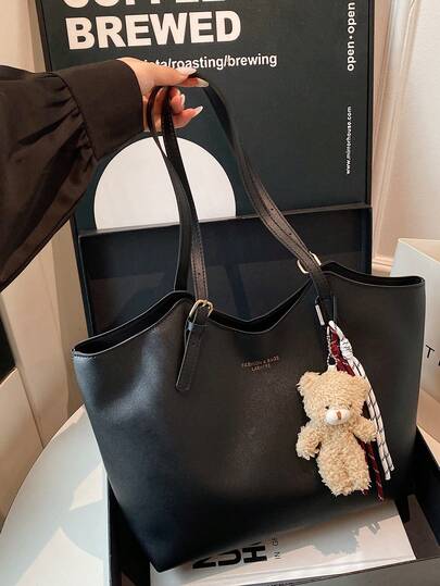 2025 Large Capacity Women's Shoulder Bag, New Versatile Vintage Tote Bag