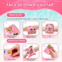 POOST 2 flotadores de brazo inflables para natación, brazaletes inflables para nadar ideales para niños pequeños de 3 a 12 años artículos esenciales de playa, accesorios de playa, flotador de piscina, PVC - Rosa - Ver 4