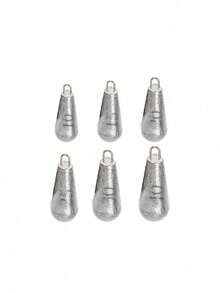 GOTURE 10pcs Weight Sinker Droplet Shaped Sinker For Bottom Fishing Weight Lead Sinker