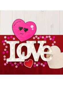 5pcs Thick Unfinished Wooden Heart Cutouts – DIY Painting Craft Shapes | For Valentine's Day/Thanksgiving/Weddings, Party Decor & Handmade Projects - Multicolor - View 5
