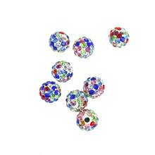 5pcs 3-8mm Internal Thread 1.2/1.6mm Internally Threaded Lip/Cartilage/Septum Rings With Paved Mud Ball Charms, DIY Jewelry Accessories