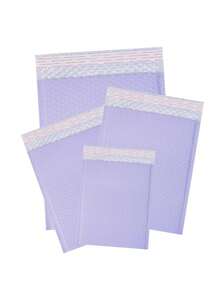 10pcs Thickened Purple Bubble Bags, Co-Extruded Film Bubble Mailer, Express Packaging Bag, Shockproof And Waterproof For Phone Cases And Clothing - Purple - View 10