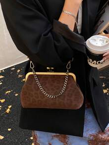 Vintage Black Shoulder Crossbody Bag, Bohemian Style Strap, Solid Color Handbag, Women's Evening Clutch/Purse, Perfect For Work, Travel, Date, Shopping, Mother's Day Gift, Girl Gift - Multicolor - View 6