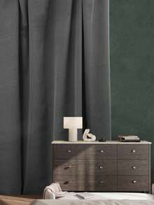 2片装遮光隔热窗帘，带涂层衬里，适用于卧室、客厅、厨房、家居装饰、圣诞礼物