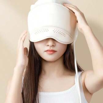 Head Airbag Massager With Hot Compress, Multiple Massage Modes To Choose From