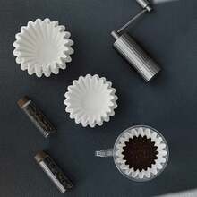 200 Count 1-4 Cup Coffee Filters White Paper,Coffee Makers And Drip Coffee Pots Junior Basket Style - trắng - Xem 4