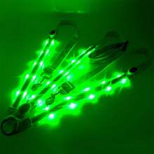 LED Light-Up Horse Breast Girth - Green Light - Equestrian Equipment For Horse Riding And Outdoor Sports