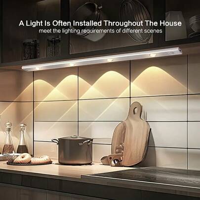 Cat Eye Human Body Induction Lamp, Rechargeable Human Body Induction Lamp, Smart Induction Long Strip Night Light, Smart LED Human Body Induction Lamp, Cabinet Wine Cabinet Induction Lamp, Rechargeable Self-Adhesive Cat Eye Light Strip,Cat Eye Decorative Led Lights With Motion Sensor And Multiple Colors For Cabinets