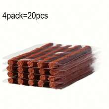 A Set Of 20 Tire Patch Strips, Cold Repair Vacuum Tire Patch Repair Kit, Rubber Tire Patch Rope, Car Motorcycle Tire Maintenance Tools