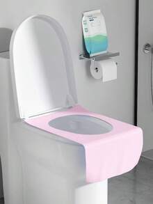 10pcs/Pack Disposable Toilet Seat Covers, Paper Toilet Seat Pads, Waterproof And Anti-Dirty Design, Suitable For Hotels, Public Places, Travel, Leisure Venues, Home Use - Multicolor - View 3