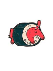 1/5件装日式卡通可爱寿司饭团珐琅胸针，个性化创意食物别针，可别在衣服、包包上，学生礼物 - 彩色 - 查看 12