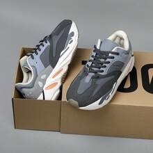 Vintage Dad Shoes Reflective Thick Sole Couple Volcanic Ash First Generation Large Size Men's Shoes - Inertia - View 5