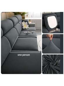 1/2/3/4 piezas, Funda de cojín de sofá de seda de leche, alta elasticidad, a prueba de polvo, a prueba de sol, a prueba de arañazos, adecuada para la decoración del hogar en salas de estar, dormitorios, hoteles, etc.