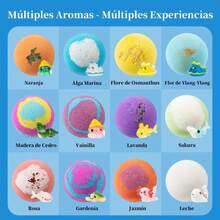 ¡RecomendadoBalabow 12 * 60g Bolas De Baño, Bombas de Baño con Juguetes Sorpresa en el Interior de Animales para Niñas y Niños¡Top de Temporada - 1 - Ver 5
