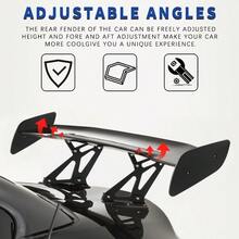 For  GT86 Subaru BRZ Scion FR-S 46and#034; Adjustable Rear Trunk Spoiler Wing GT - màu đen - Xem 3