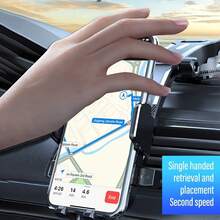 Dudukan Ponsel Mobil dengan Perekat Hisap Vakum yang Dapat Diputar 360° - Dudukan Ponsel Sensor Gravitasi Universal untuk Dasbor & Kaca Depan, Kompatibel dengan iPhone dan Smartphone - MultiWarna - View 4