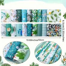 40pcs Pure Cotton Yellow And Green Patchwork Jelly Rolls, Quilted And Patchwork Technique. Suitable For Quilting, Handicrafts, Sewing, Gift Wrapping, Party Wrapping, Etc. - 彩色 - 查看 9