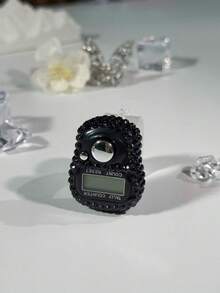 عداد خاتم مدمج بالراين ستون بسيط، بطاقات عداد خواتم صغيرة متعددة الألوان، عداد تسبيح إلكتروني، عداد رمضان، عداد أشخاص، عداد محمول متعدد الاستخدامات مدمج 0-99999، عداد صلاة عربي للشرق الأوسط - متعدد الألوان - مشاهدة 7