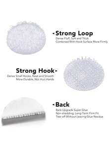 216pcs/108pairs,432pcs/216pairs Strong Sticky Round Nylon Dots,0.59"/0.78" Diameter Dot Sticker Self Adhesive Fastener Tape,Double-Sided Hook & Loop Dots With Waterproof Sticky Glue Tapes,Very Suitable For Classroom, Office, Home - Multicolor - View 4