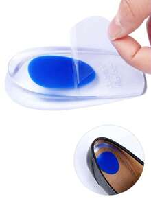 Heel Pain Relief Pads - PU Gel Heel Cushions Effectively Alleviate Heel Spurs And Absorb Impact. Suitable For Women's High Heels, Pumps And Men's Trainers, They Are Ideal For Summer Daily Wear, Study Essentials, Women's Footwear Accessories, Outdoor Activities, Sports, Travel, Home Use, Office Wear And School Use. Insulation, Galentines, Puppy, Carnival, Party Decorations, Shoe, Spring Summer Picks, Brides Maid Gifts, Room, Bedroom Decor, Bedroom Decor, Beach, Travel, For Men, For Women, Vacation,Cute Stuff - Multicolor - View 4