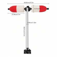 PVC Outrigger Stabilizer System For Kayaks And Canoes - Enhance Stability, Easy Installation, Compact Design, Durable Aluminum And PVC Construction - Multicolor - View 2
