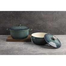 Nồi hầm Bergner EXCALIBUR 20cm và 2,4L có nắp nhôm đúc, màu xanh lá cây - Xanh lá cây 1 - Xem 5