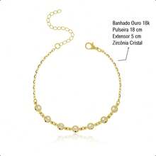 18k Gold Plated Costume Jewelry Set - Includes Bracelet, Necklace, Pendant, And Heart Earrings - 水晶 - 查看 6