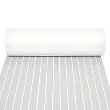 TFCFL Floor Mat, Self-Adhesive Flooring Mat, Non-Slip Floor Mat, RV Flooring Mat For Yachts, Fishing Boats, RVs, Diving Platforms, Fishing Boat Balconies, Golf Carts - Light Grey+White - View 8