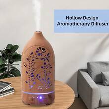 Ultra Quiet Aromatherapy Diffuser  7 Color LED Mood Light, Auto Shut Off, Lavender Design For Relaxation In Home & Office - 杏色 - 查看 2