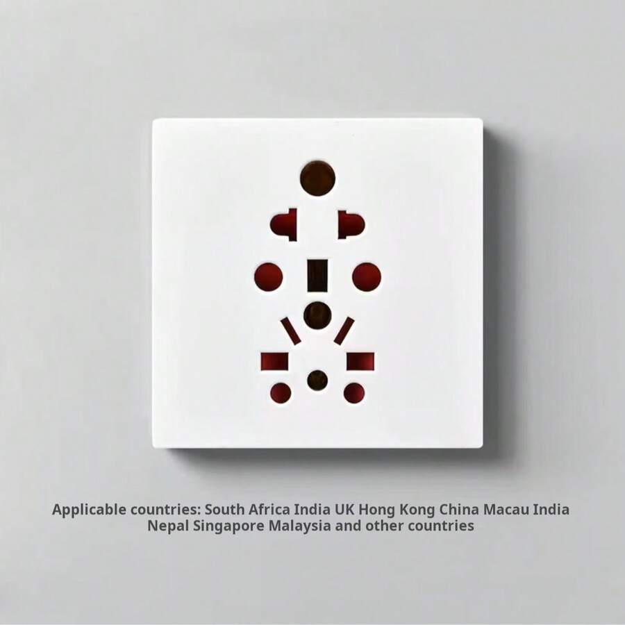 Universal Travel Adapter, 86 Type Socket, Multi-Country Compatible, Suitable For Thailand, UK, US, Australia