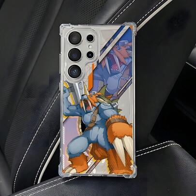 Minimalist INS Style  I-Ikkakumon Case For Samsung Galaxy S25 Edge, S24, S23, S22, S20 FE Note 20 Ultra Plus 5G - Transparent Shockproof Soft Case With Personality17 17promax