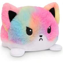 Reversible Plushie - Orange - Cute Sensory Fidget Stuffed Animals That Show Your MoodToy Party Gifts - 紮染 - 查看 12